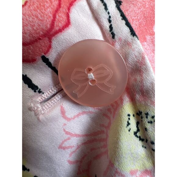 Apostrophe Stretch Rain Trench Coat Posey Floral Pink Lined Belt Women’s XL(18) - Picture 11 of 11